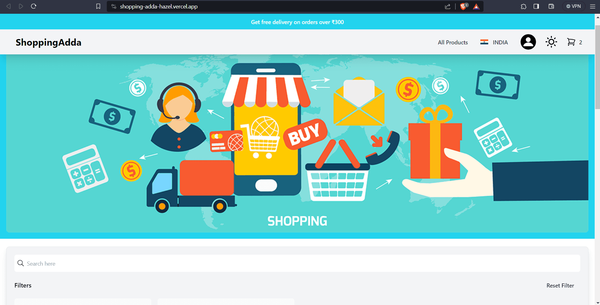 ShoppingAdda (E-Commerce Platform)
