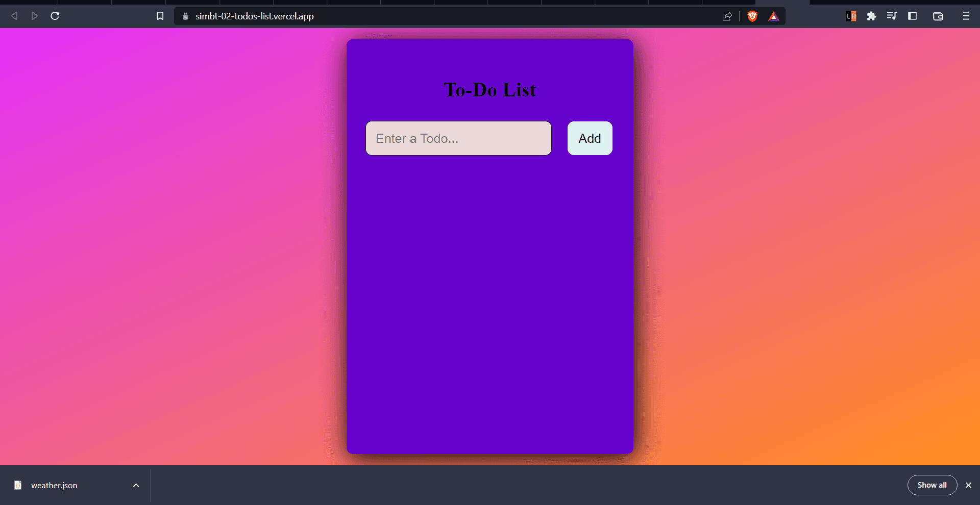 Todos List Task Manager